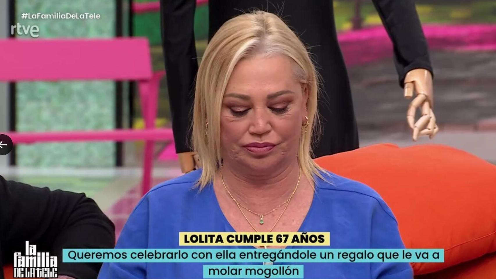 Belén Esteban este martes en 'La familia de la tele'.
