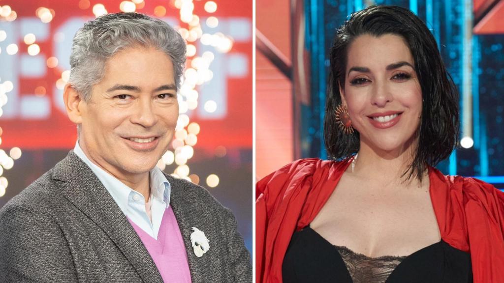 Boris Izaguirre y Ruth Lorenzo en un fotomontaje hecho por BLUPER.