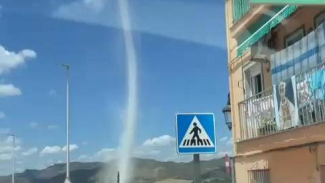 Una imagen de la tolvanera.