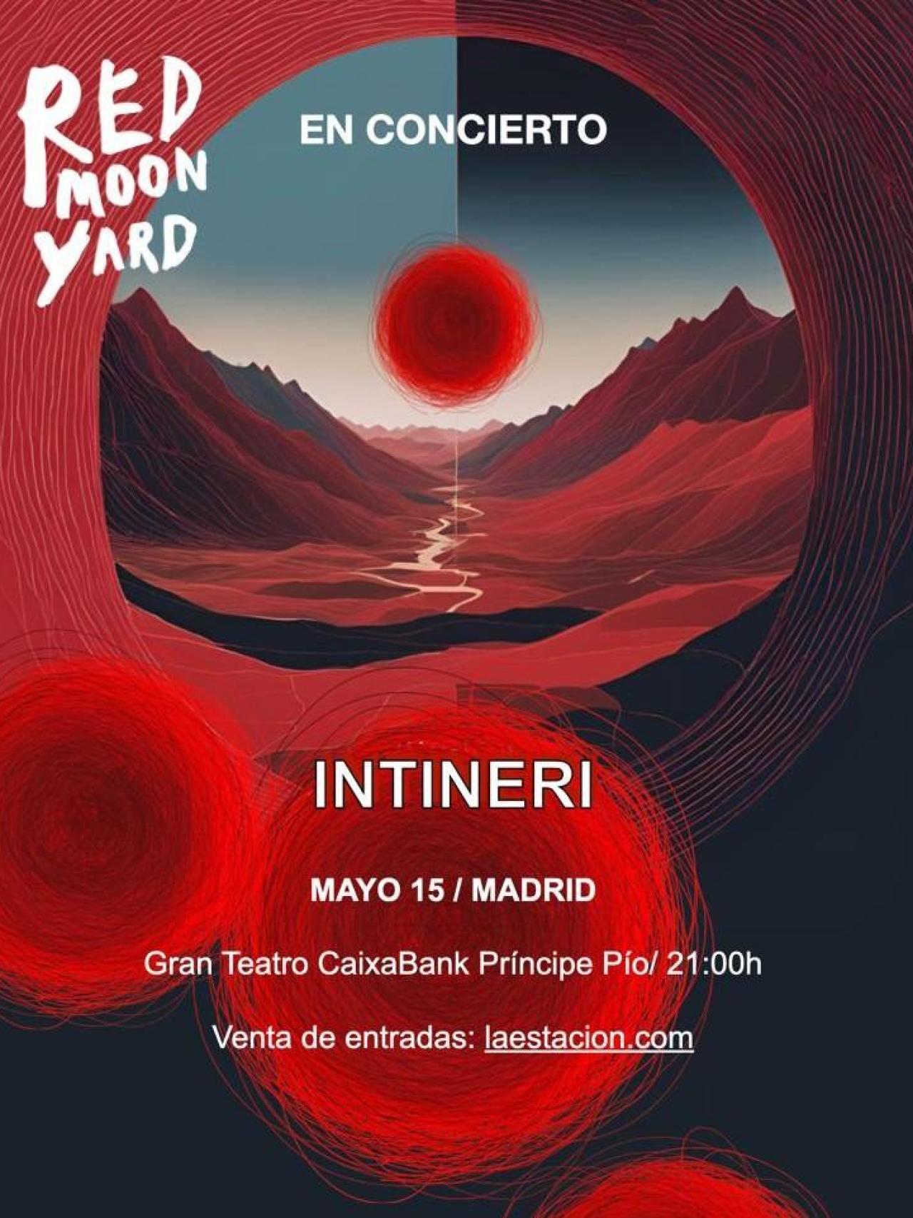 Red Moon Yard comenzará una gira de conciertos por España el próximo 15 de mayo.