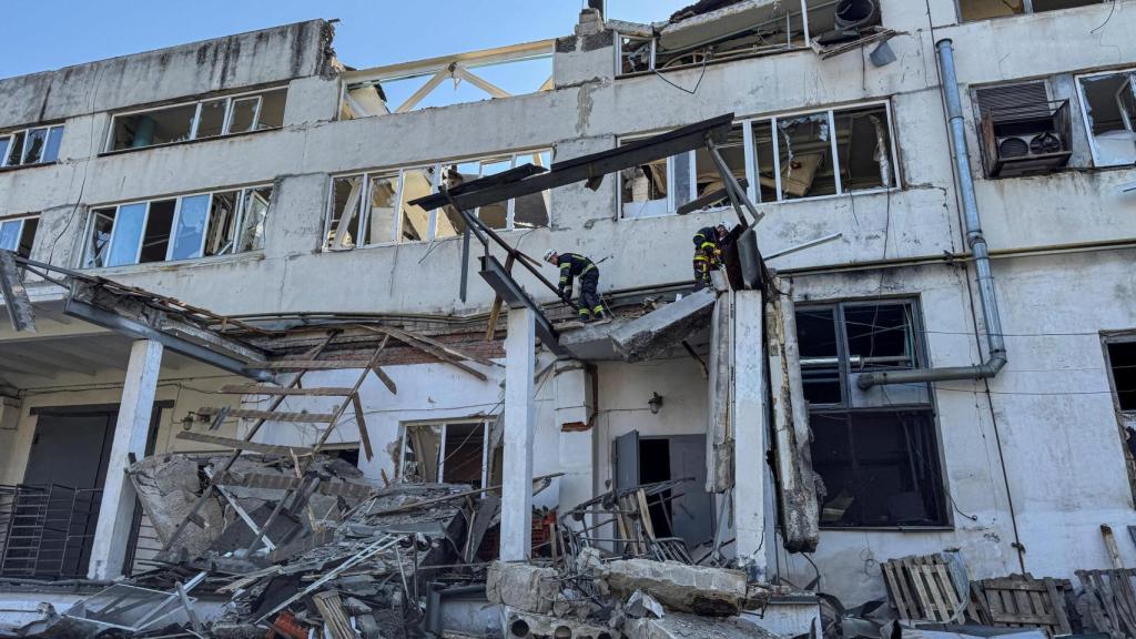 Ataque de Rusia en Sumy, Ucrania, el pasado 18 de abril.