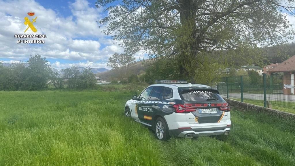 Imagen de un vehículo de la Guardia Civil