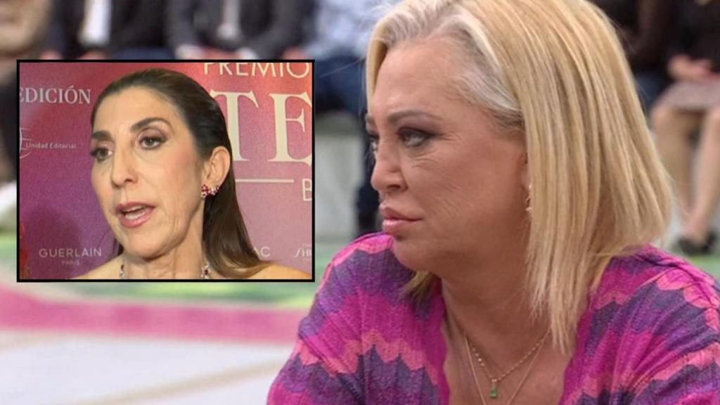 Paz Padilla y Belén Esteban, en un fotomontaje de BLUPER.