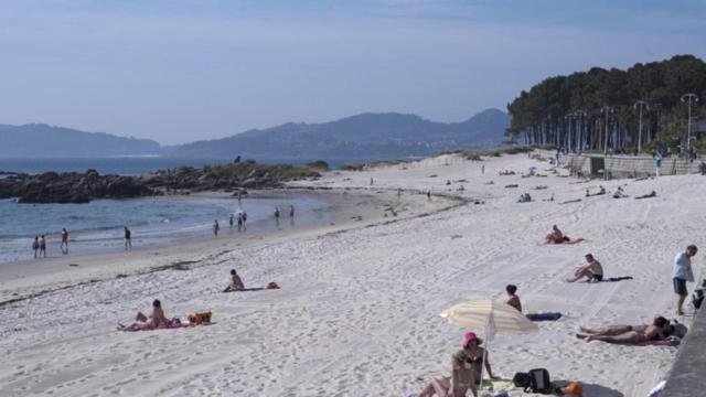 Playa de Argazada, en Vigo