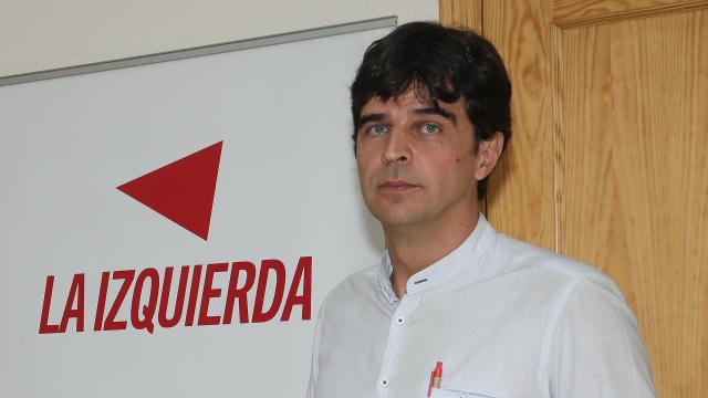El coordinador general de Izquierda Unida en Castilla y León, Juan Gascón
