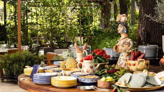 Rincón de la 'Chula' en el Rosewood Villamagna de Madrid para su brunch.