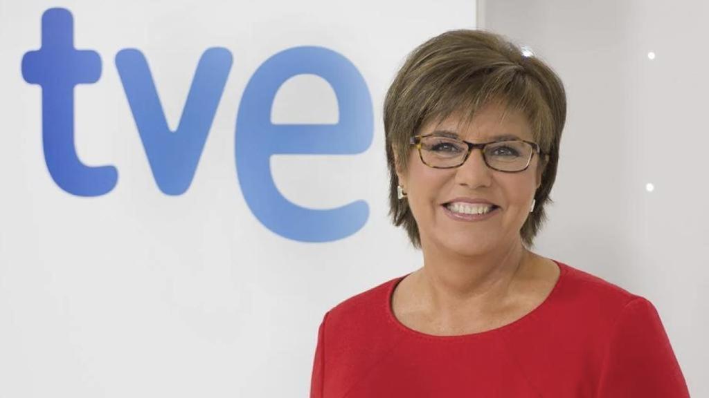 María Escario en una presentación de RTVE.
