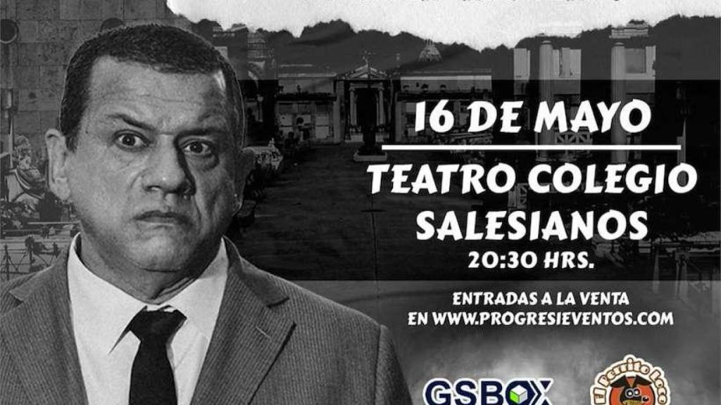 Cartel del show de Emilio Lovera 'Ahora el malandro sí está asustao'