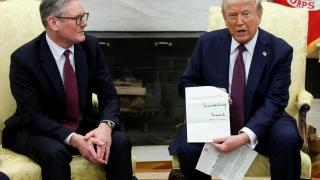 El premier británico Keir Starmer reunido con Donald Trump el pasado mes de febrero en el Despacho Oval.