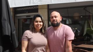 David y Elaine, dueños del nuevo restaurante de tapas del centro de Vigo