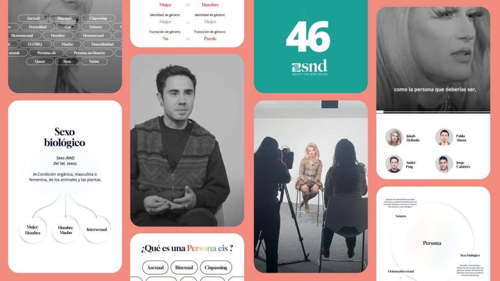 Fragmento del proyecto visual de EL ESPAÑOL premiado en los SND 46º.