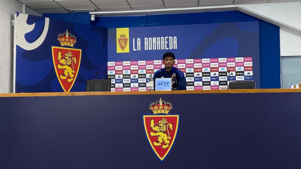 Adu Ares en rueda de prensa este jueves.