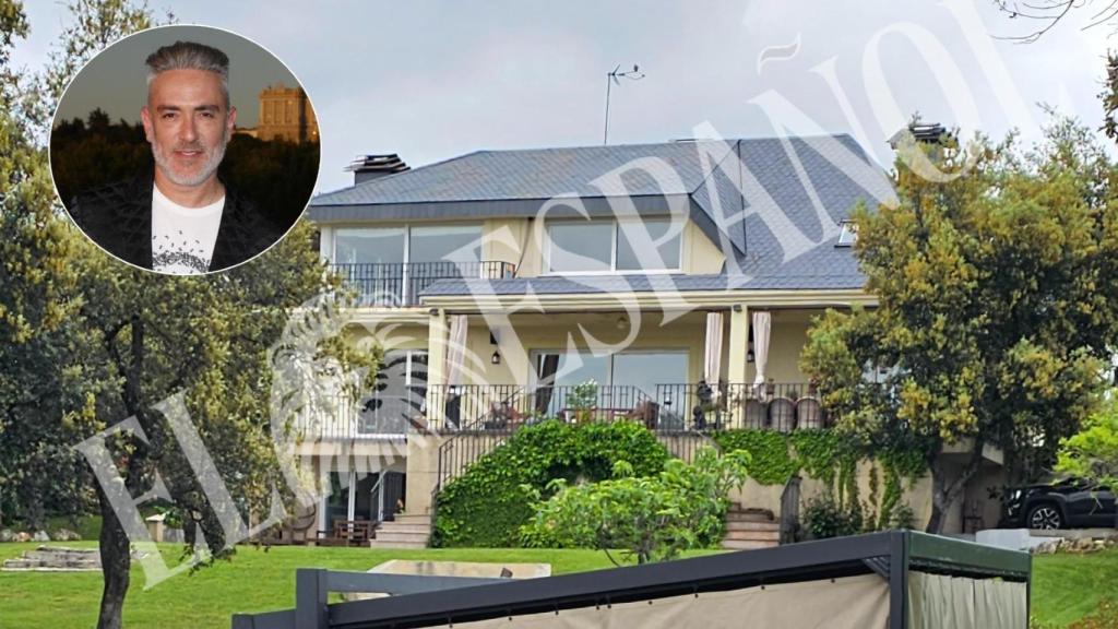 Kiko Hernández, junto a su vivienda de Madrid en un montaje de EL ESPAÑOL.