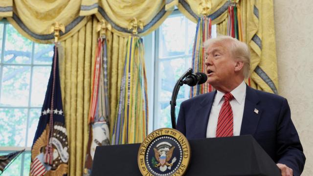 El presidente de EEUU, Donald Trump, en el Despacho Oval de la Casa Blanca.