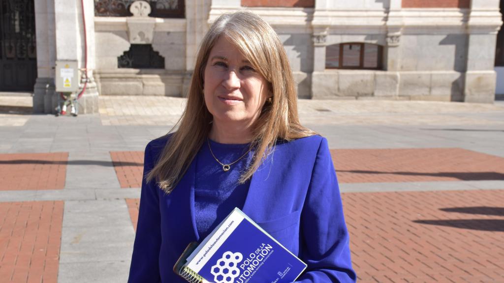 Ana Núñez Nava, directora de FACYL Cluster de Automoción y Movilidad de Castilla y León, durante una entrevista con El Español - Noticias de Castilla y León