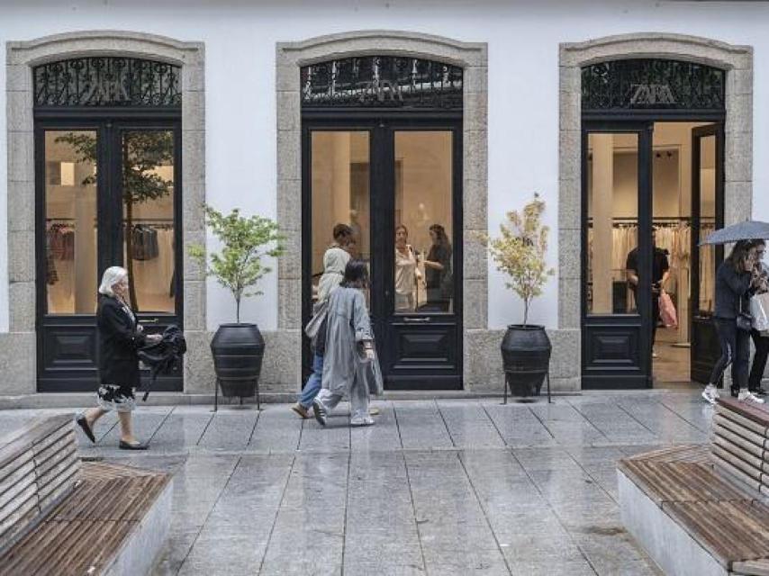 Foto de una de las tiendas de Zara en A Coruña.