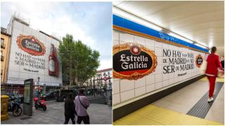 Campaña publicitaria Estrella Galicia en Madrid