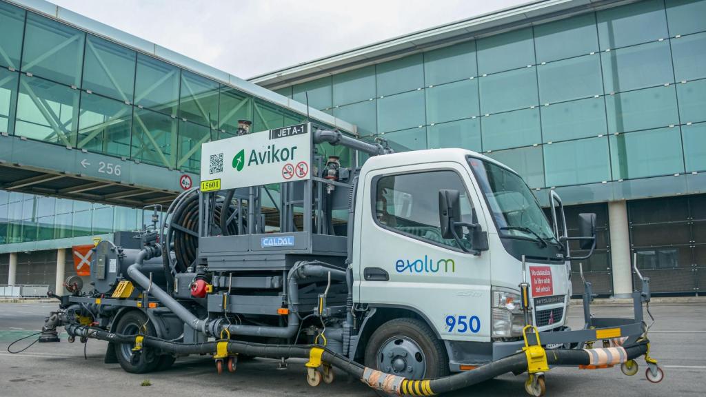 Opeativa de Exolum en el Aeropuerto de Barcelona-El Prat.