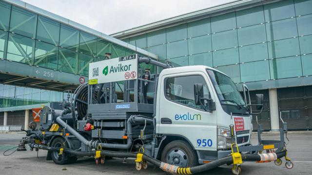 Opeativa de Exolum en el Aeropuerto de Barcelona-El Prat.