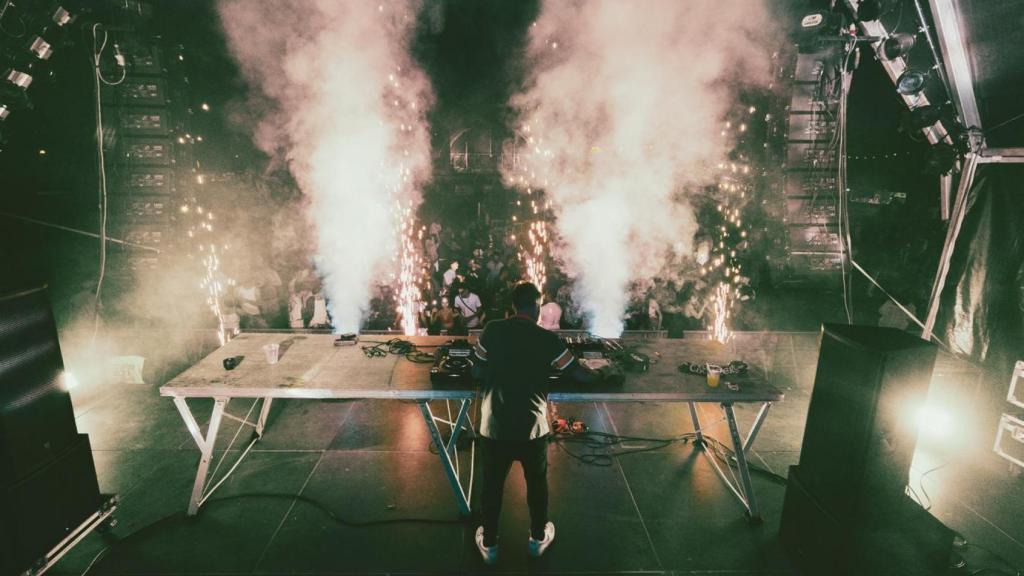 Mario Vice, en un festival