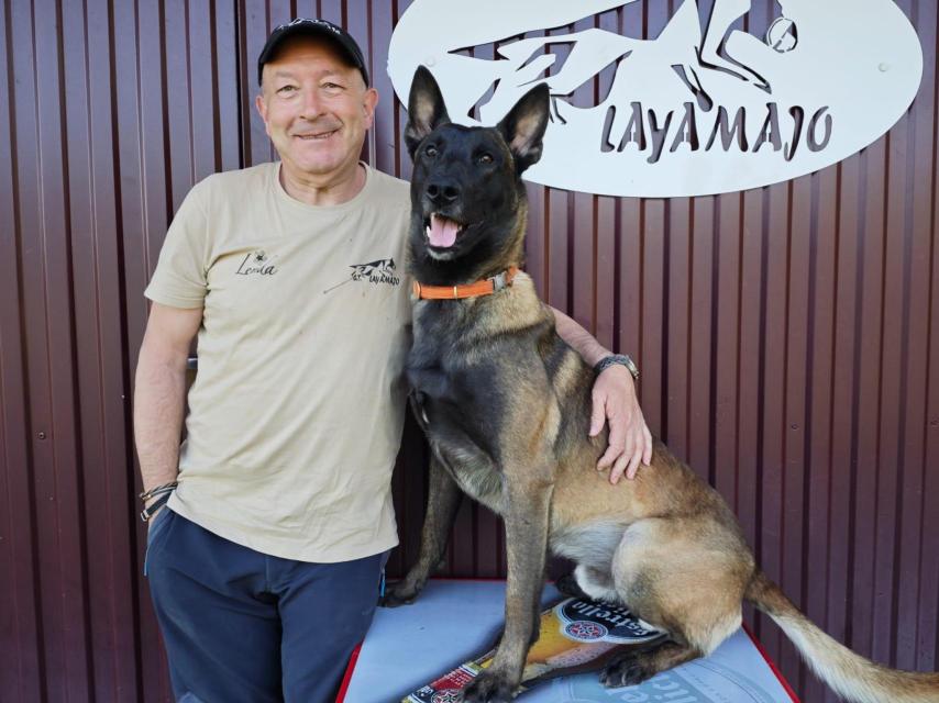 El adiestrador-educador canino José Luis Lorenzo Couce.