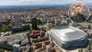 Vista aérea de Madrid y Xabi Alonso.