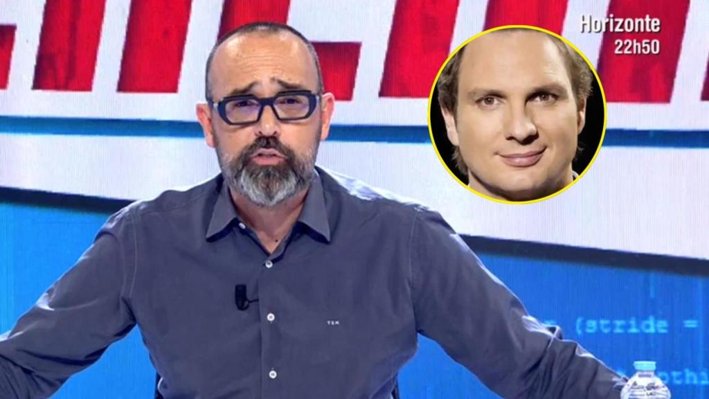 Risto Mejide en 'Todo es mentira' y Javier Cárdenas en una imagen de archivo.