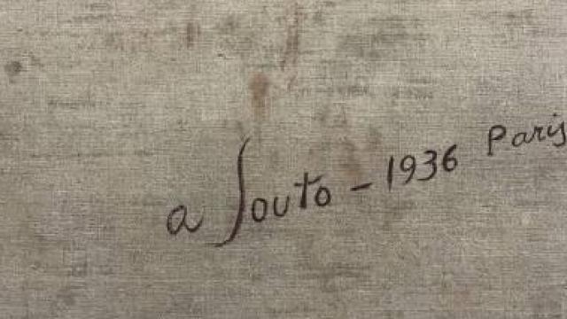 Aparece en París un cuadro inédito de uno de los iconos más destacados del arte gallego