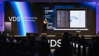 Una emprendedora durante la competición internacional de startups de VDS durante la edición del año pasado.