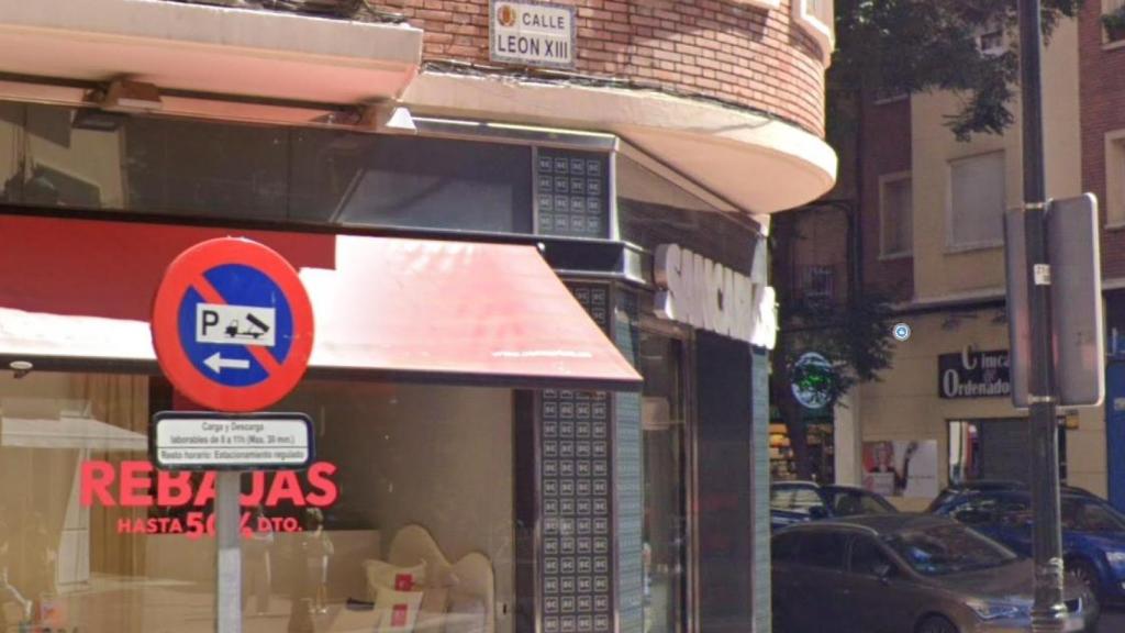 La calle León XIII, en Zaragoza.