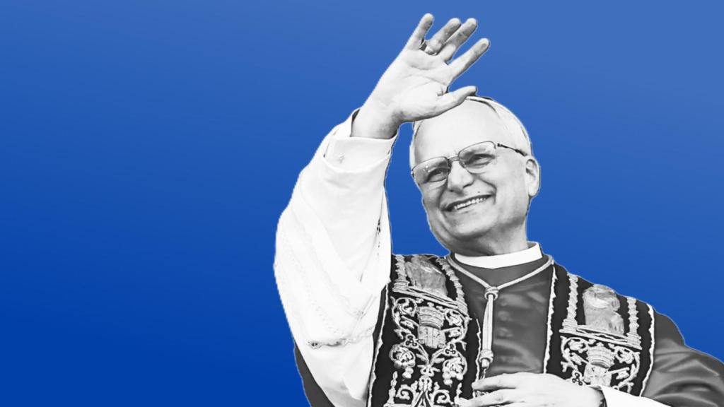 El papa León XIV, este jueves en el Vaticano.