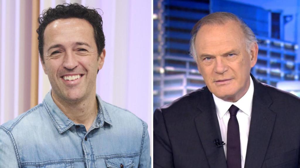 Jacob Petrus y Pedro Piqueras en un fotomontaje hecho por BLUPER.