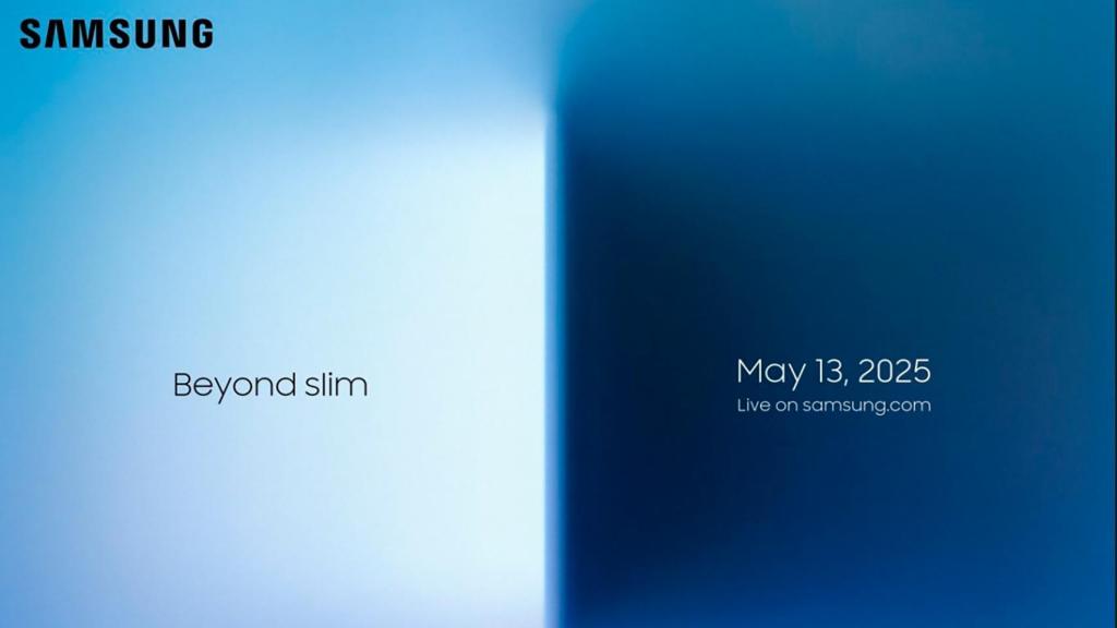 Anuncio del Galaxy S25 Edge