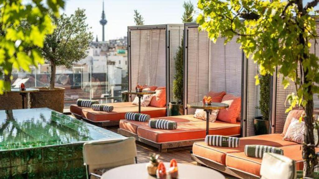 Terraza de BLESS Hotel, Madrid.