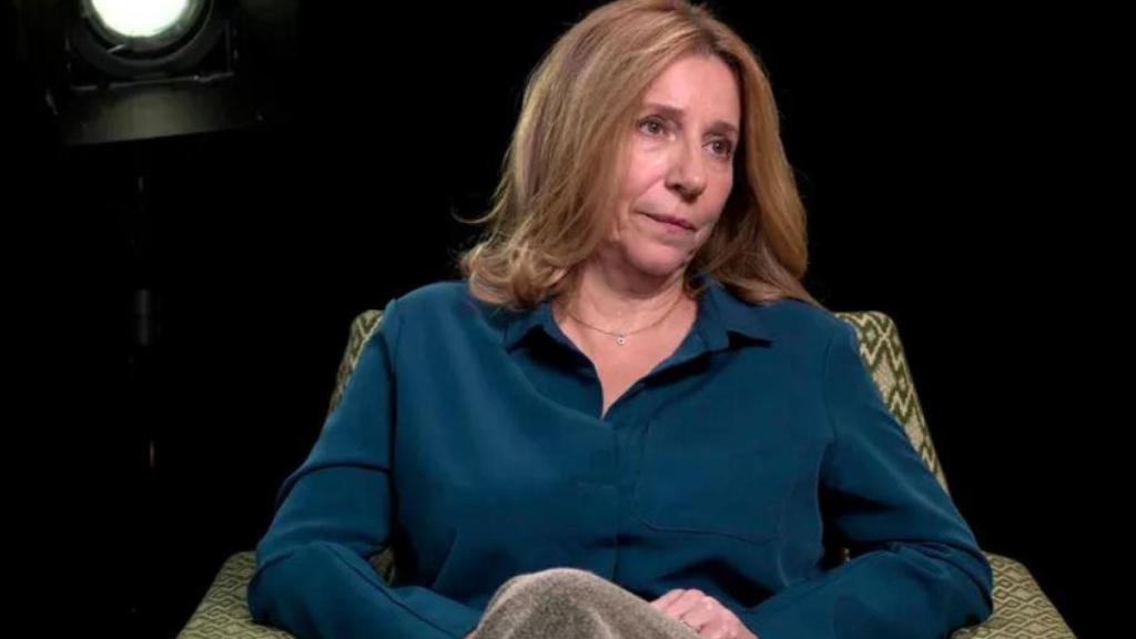 Eva Casanueva, en un momento de la entrevista.