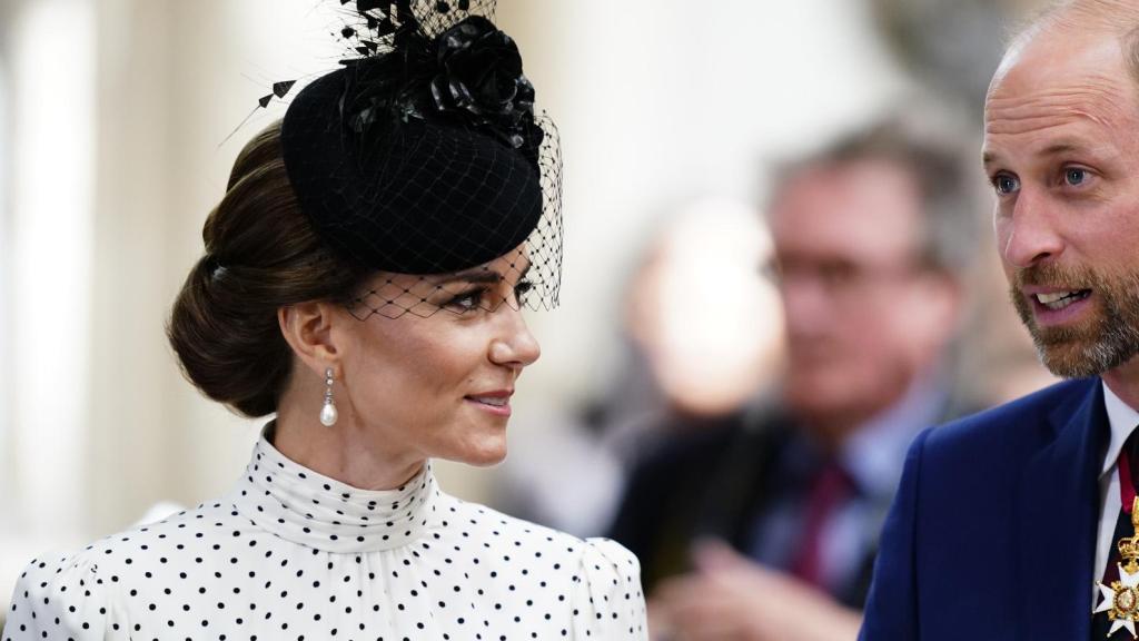 La princesa de Gales, en la abadía de Westminster.