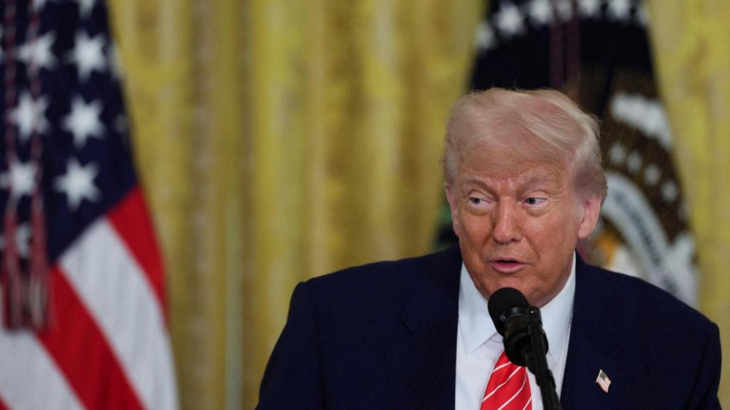 Donald Trump en el Despacho Oval de la Casa Blanca.