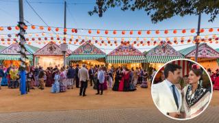 Famosos en la Feria de Abril.