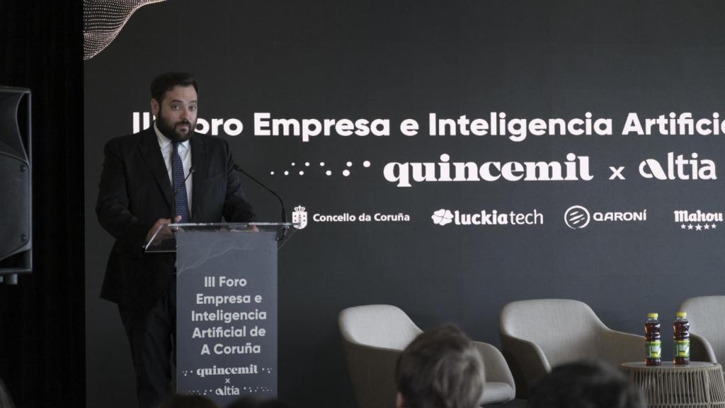El director de Quincemil y Treintayseis, Pablo Grandío, en el III Foro Empresa e Inteligencia Artificial Quincemil