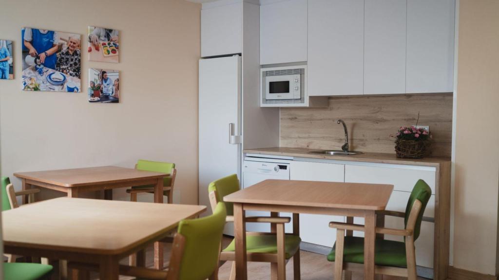 Foto de la zona de cocina de una de las unidades.