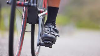 Un ciclista en una foto de archivo.