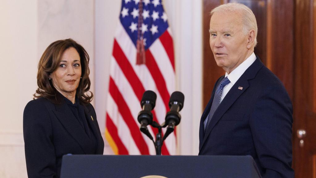 Joe Biden y Kamala Harris juntos el pasado mes de enero en la Casa Blanca.