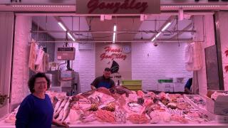 María José, pescadera de Hermanos González.