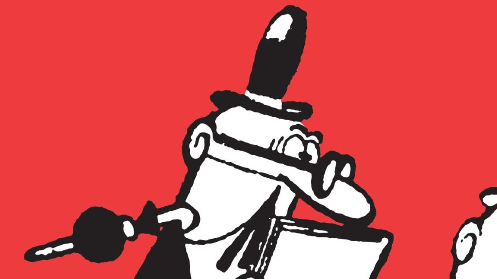 Dibujo de Mortadelo y Filemón en su primera época, entre 1958 y 1961. Francisco Ibáñez. Editorial Bruguera