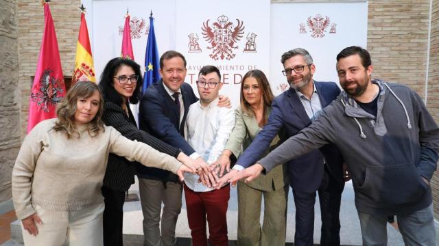 Presentación de 'Juntos Somos Capaces' en el Ayuntamiento de Toledo.
