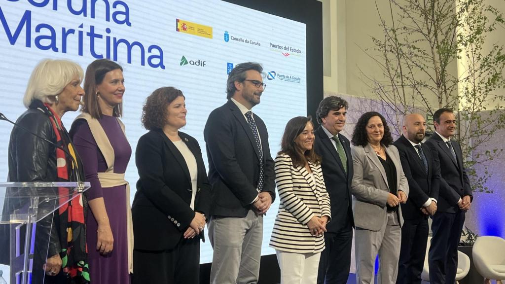 Instante de la apertura del evento de Coruña Marítima.