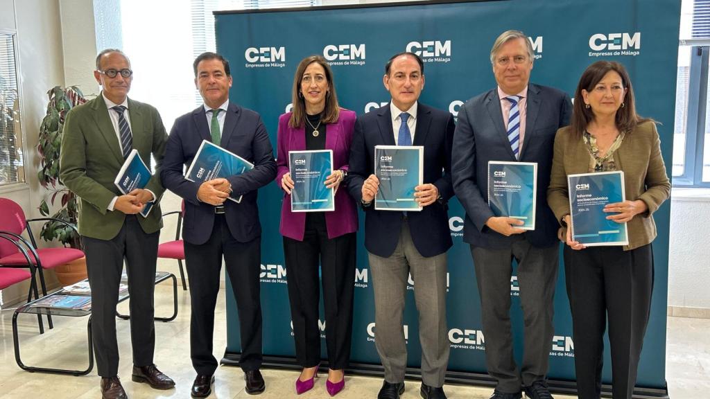 La Confederación de Empresarios de Málaga presenta su Informe Socioeconómico de la Provincia de Málaga 2024-2025.