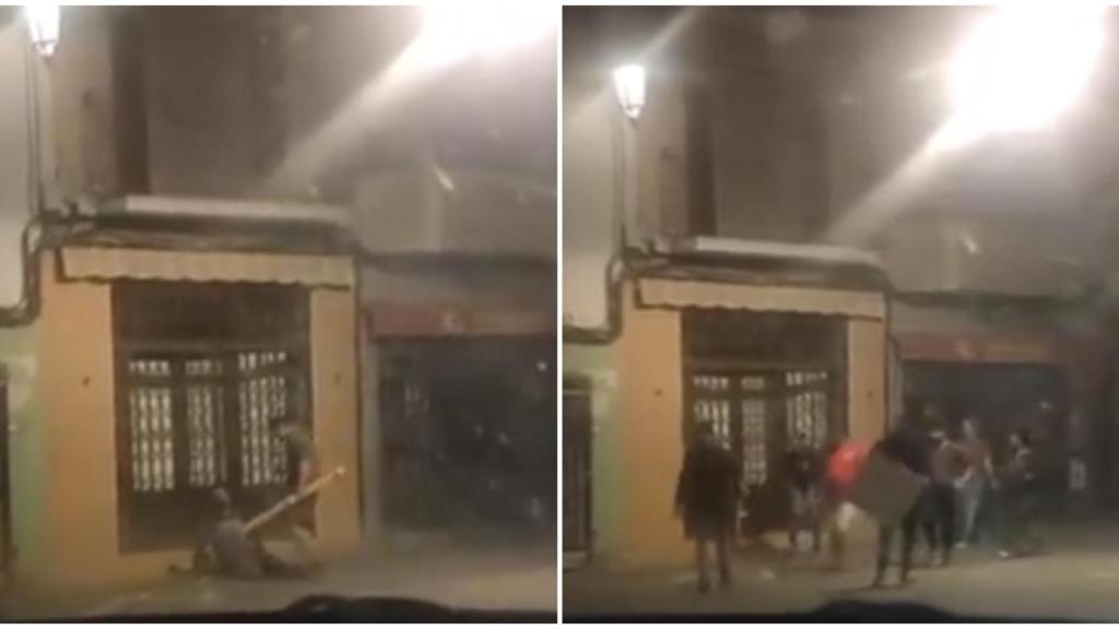 Brutal pelea entre marroquís en plena noche en Caspe, Zaragoza