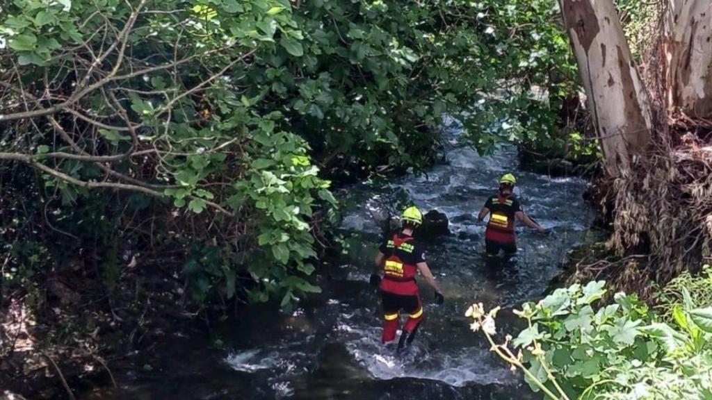 Zona donde ha sido encontrado un cadáver en Ubrique (Cádiz).