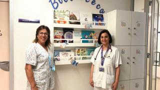Alicia Ferrero, jefa de Enfermería de Neonatología del Hospital Río Hortega de Valladolid; y Sonia Caserío, jefa de la unidad médica